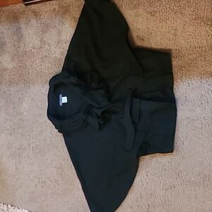 Elegant Black Cape Jacket